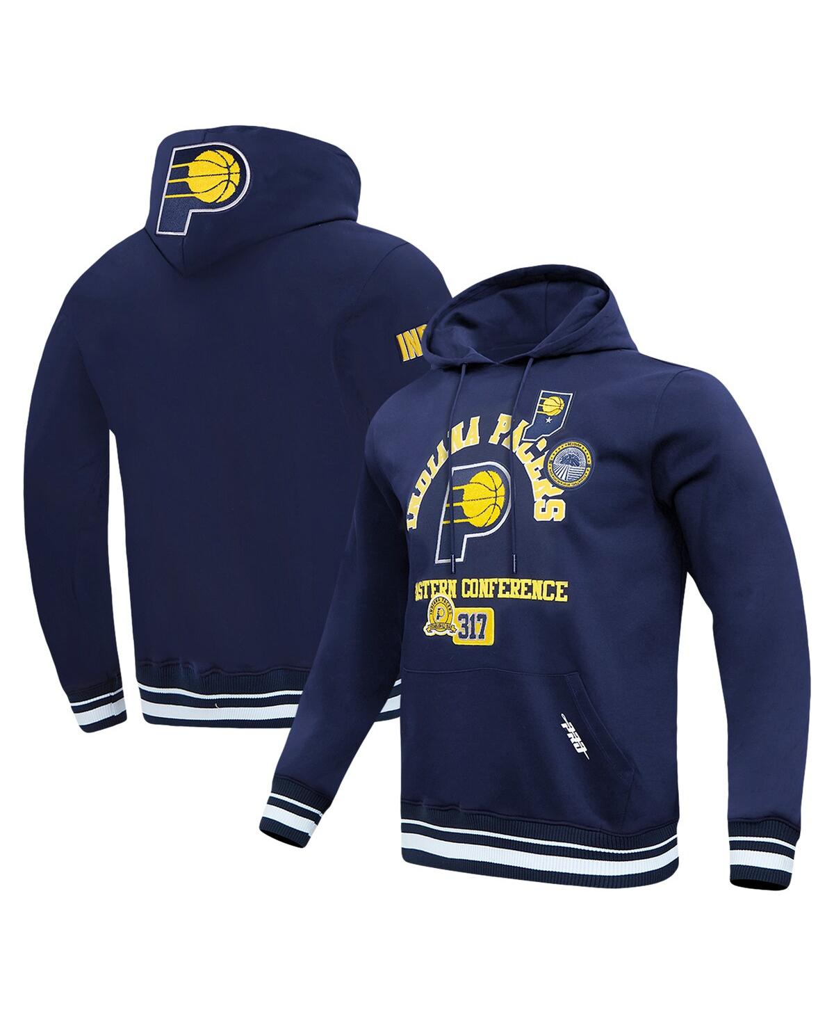 Men's Navy Indiana Pacers Area Code Pullover Hoodie - Navy