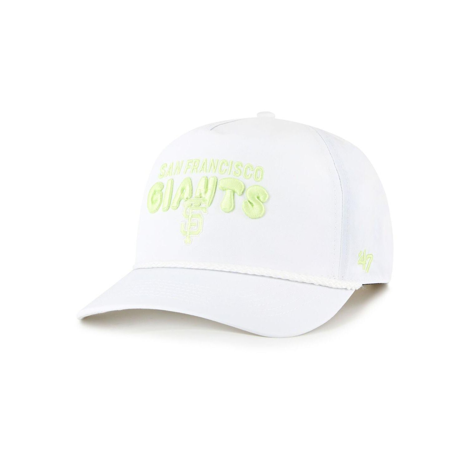 Women's White San Francisco Giants Bright Side Adjustable Hitch Hat
