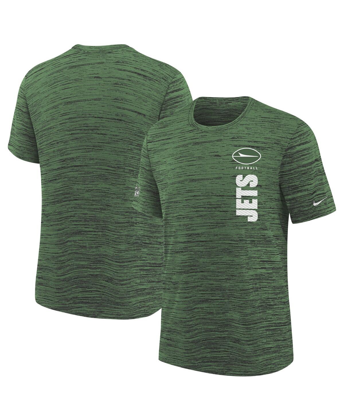 Nike Big Boys and Girls Green New York Jets Sideline Velocity Performance T-Shirt - Green