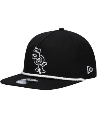 New Era - Men's Black Chicago White Sox Golfer Snapback Hat