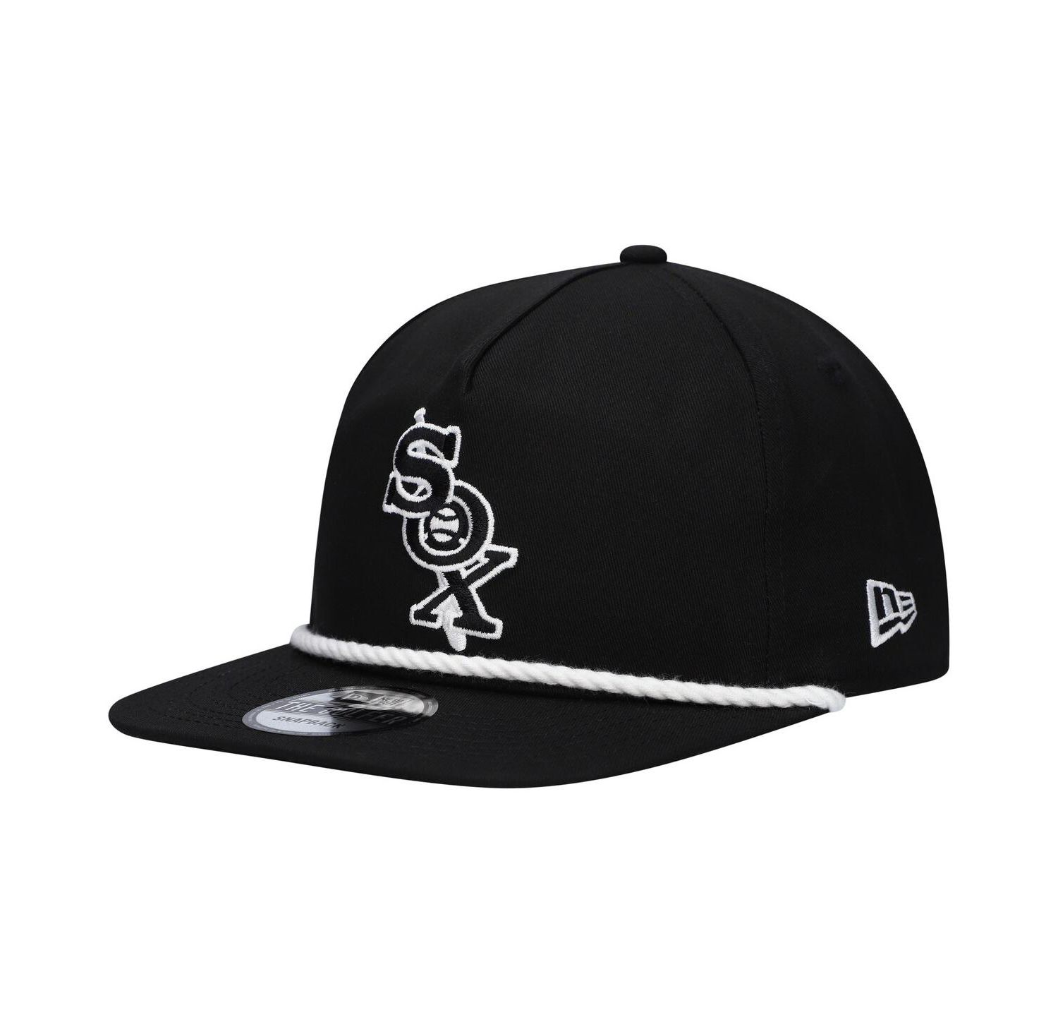 Men's Black Chicago White Sox Golfer Snapback Hat
