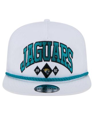Men's White Jacksonville Jaguars Diamond Golfer Snapback Hat