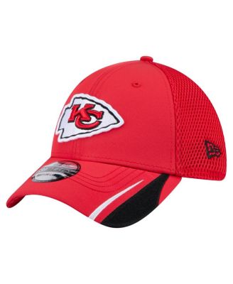 New Era - Men's Red Kansas City Chiefs Game Day Linear 39THIRTY Flex Hat