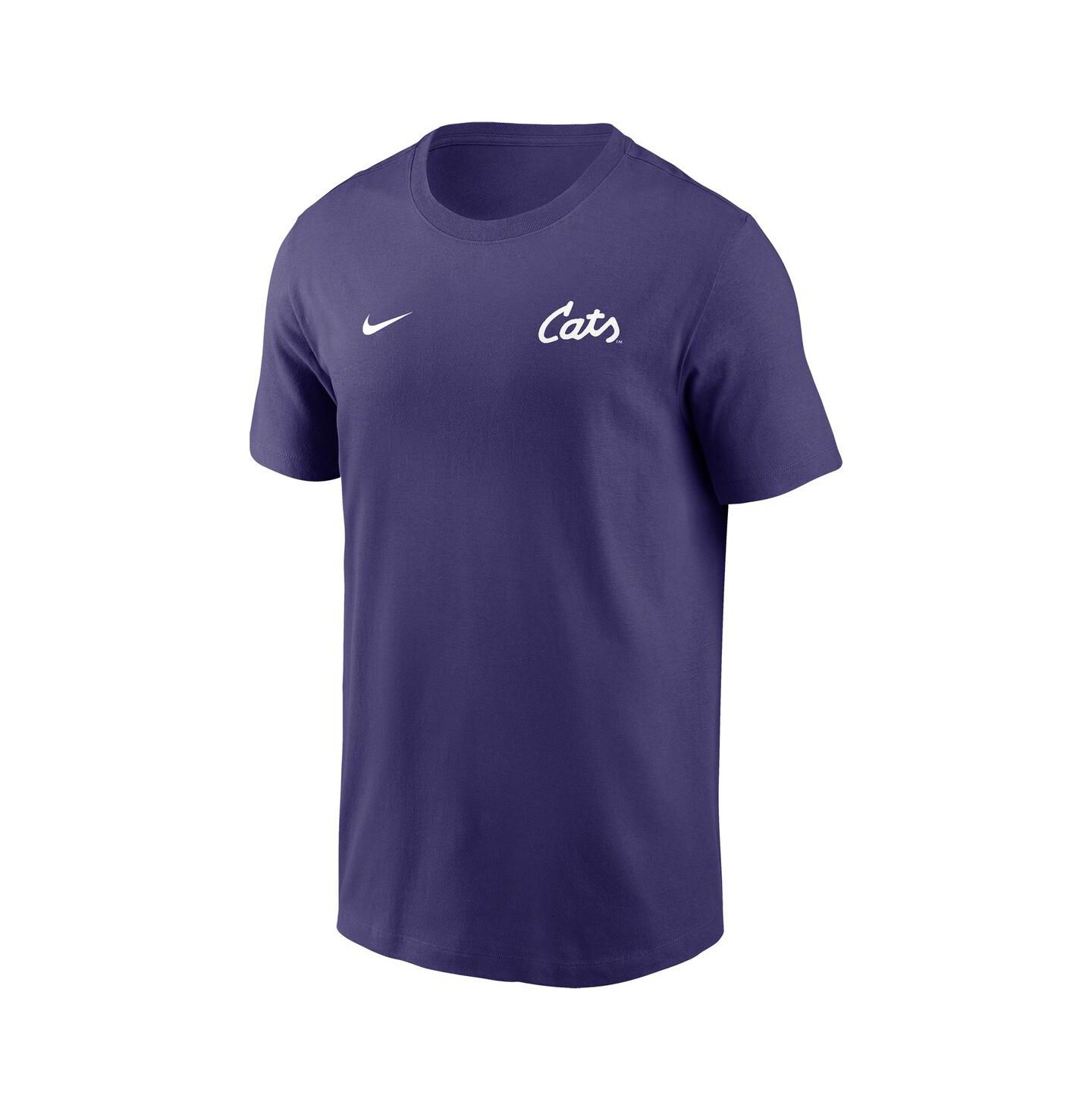 Мужская футболка Nike Purple Kansas State Wildcats 2025 Sideline Legend Performance — фото 2