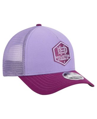 Men's Purple Houston Dynamo FC Color Pack 9FORTY A-Frame Adjustable Trucker Hat