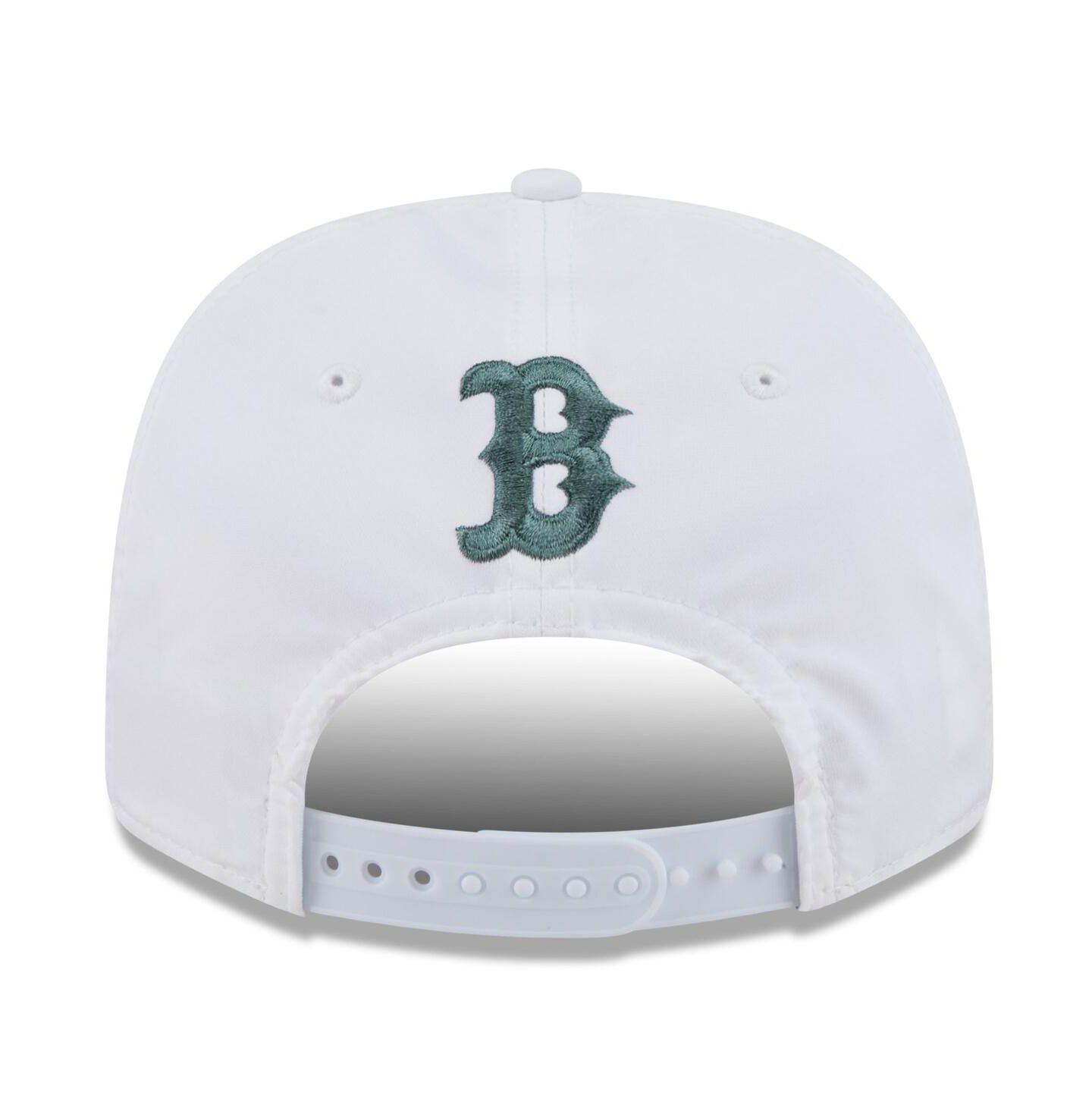 Мужские головные уборы New Era White Boston Red Sox 2025 City Connect Fan Pack 9SEVENTY Adjustable Hat — фото 4