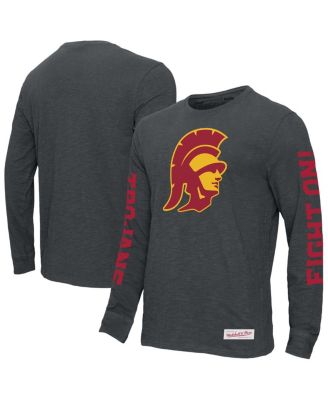 Mitchell & Ness - Men's Charcoal USC Trojans Team Pride Long Sleeve T-shirt
