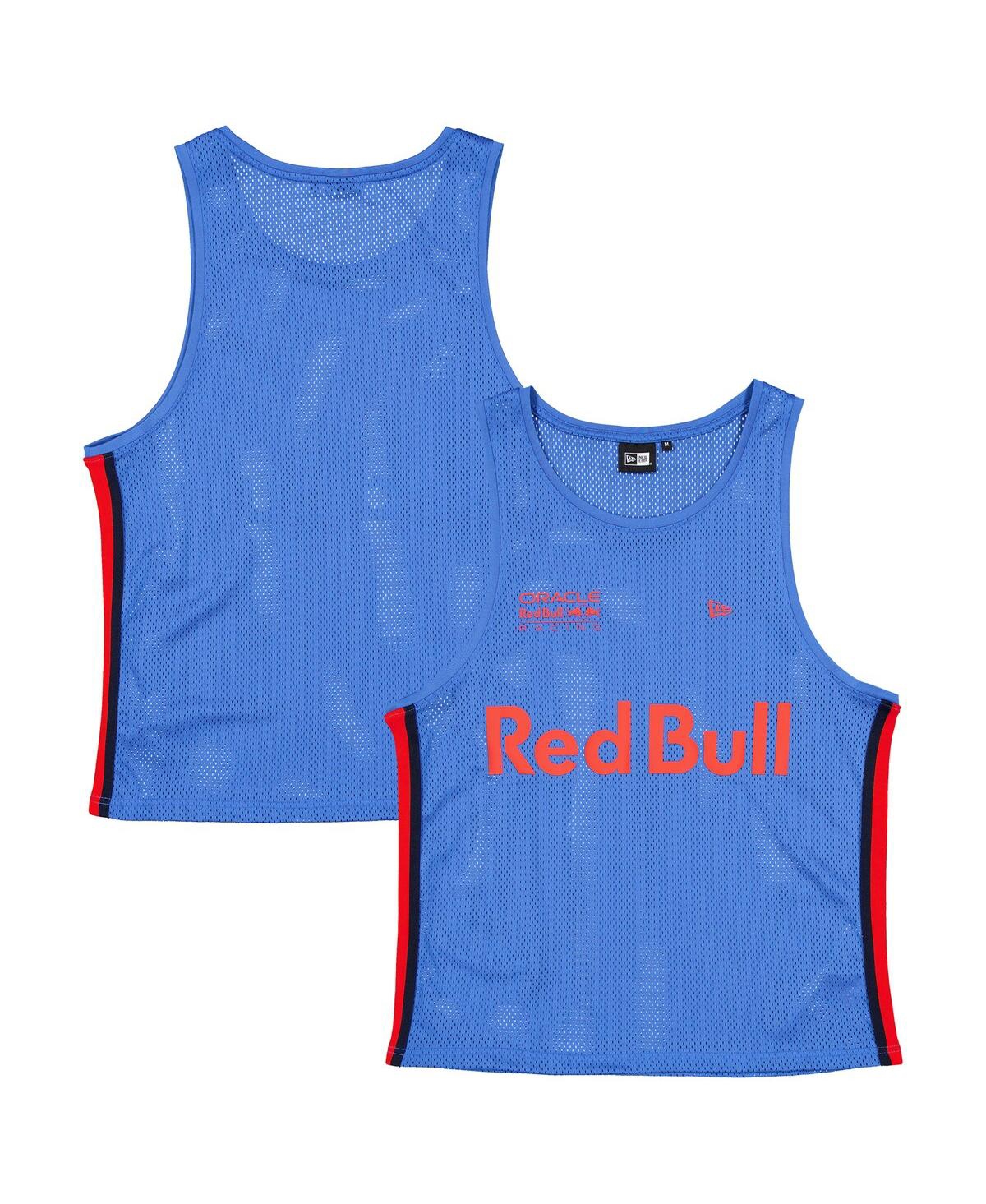 Men's Blue Red Bull Racing Basketball Mesh Tank Top - Blue