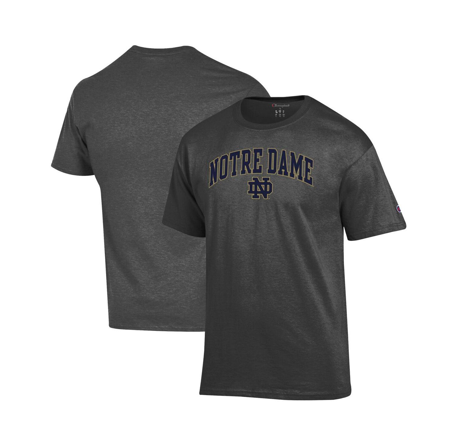 Men's Navy Notre Dame Fighting Irish Arch Over Logo T-Shirt