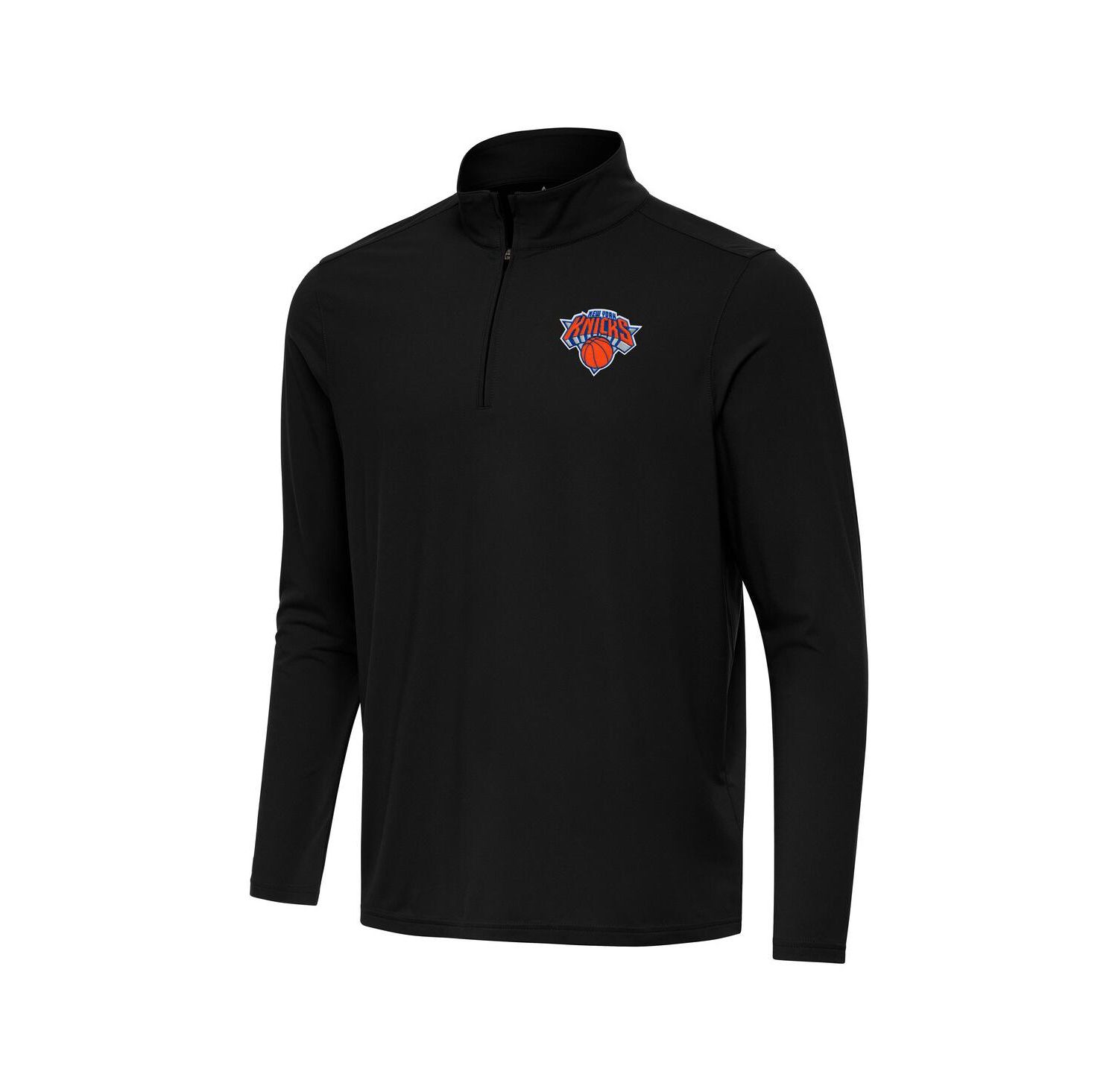 Men's Black New York Knicks Intent Quarter-Zip