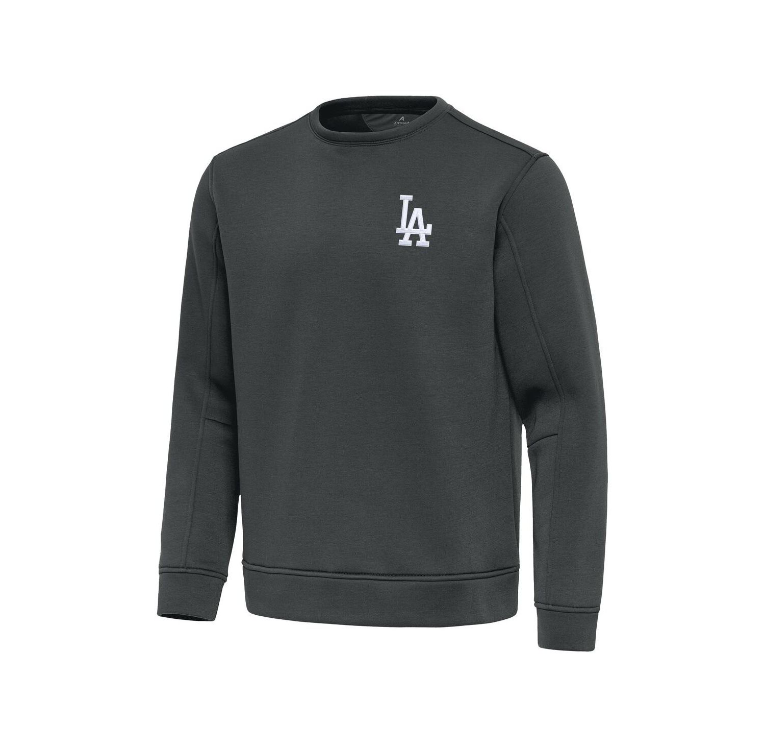 Men's Pewter Los Angeles Dodgers Relevant Lightweight Pullover Sweatshirt
