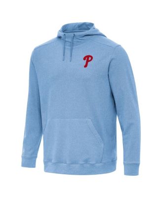 Men's Heather Powder Blue Philadelphia Phillies Cloud Pullover Hoodie