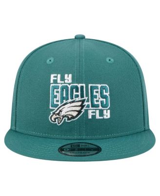 Men's Midnight Green Philadelphia Eagles Super Bowl LIX Champions Side Patch 9FIFTY Snapback Hat