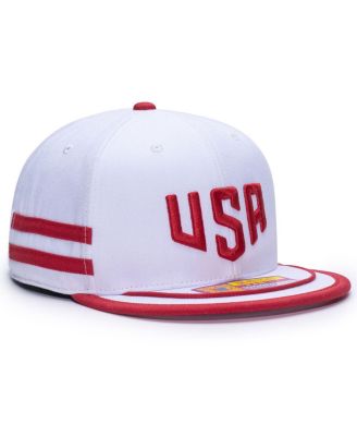Men's&nbsp;White USMNT Off-Shore Snapback Hat
