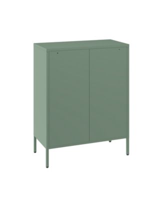 Amelia 31.5" Modern 3-Shelf Accent Cabinet