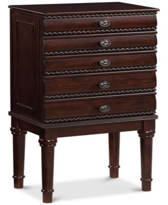 Powell Furniture - Linon Myka Jewelry Armoire, Direct Ship