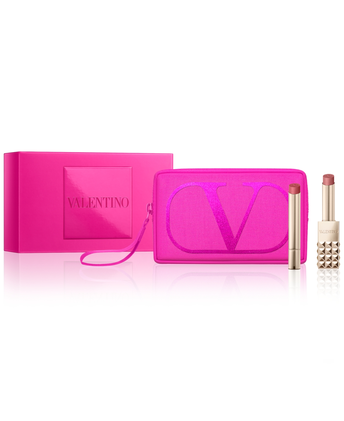Spike Valentino Buttery Matte Lipstick 3-Pc. Gift Set - 123R  100R