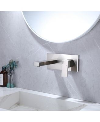 Single-Handle Wall Mount Bathroom Faucet
