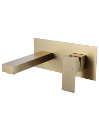 Single-Handle Wall Mount Bathroom Faucet