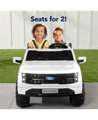 Kids 24V Ride On Truck Officially Licensed Ford Lightning w/ Remote, LED Lights, 2 Speeds