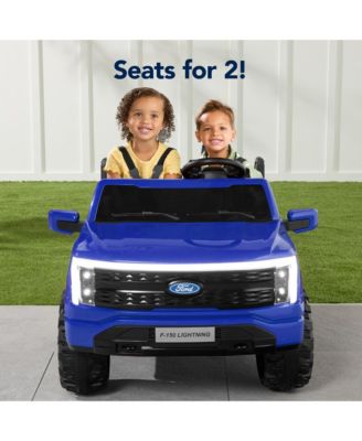 Kids 24V Ride On Truck Officially Licensed Ford Lightning w/ Remote, LED Lights, 2 Speeds