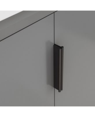 Elise 24.5&amp;#x22; x 18&amp;#x22; Wood Bath Vanity with White Ceramic Vanity Top and Basin