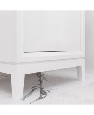 Elise 24.5 in. W x 18 in. D Bath Vanity in Pure White with Ceramics Vanity Top in White with White Basin