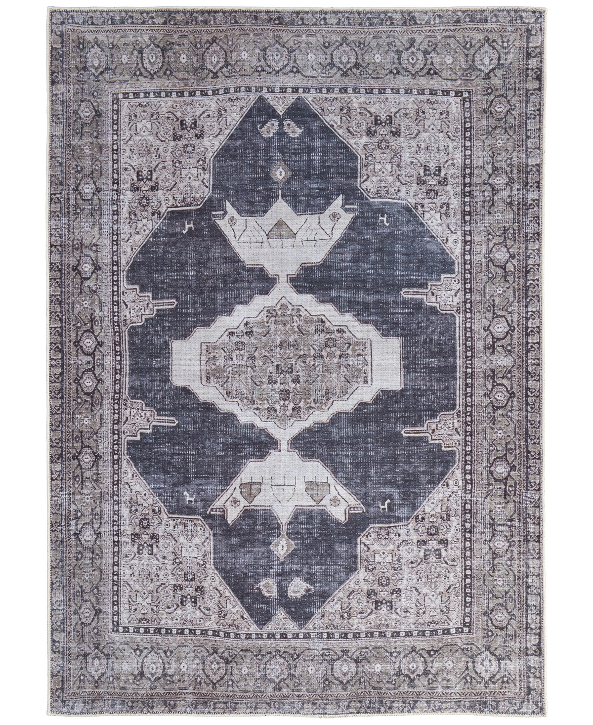 Feizy Percy 39pbf 5'3"x7'6" Area Rug In Multi