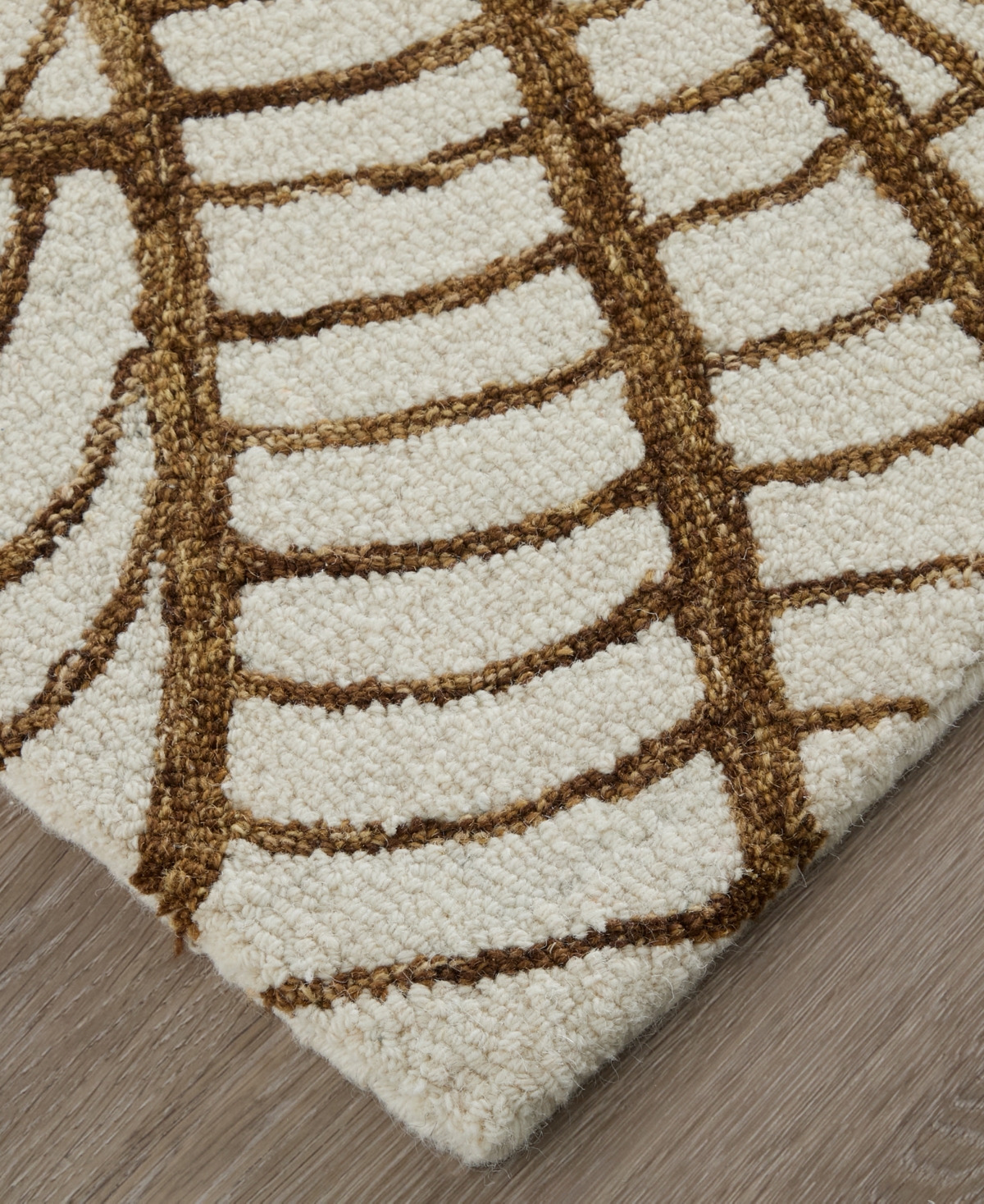 Feizy Wallace 8a44f 5'x8' Area Rug In White