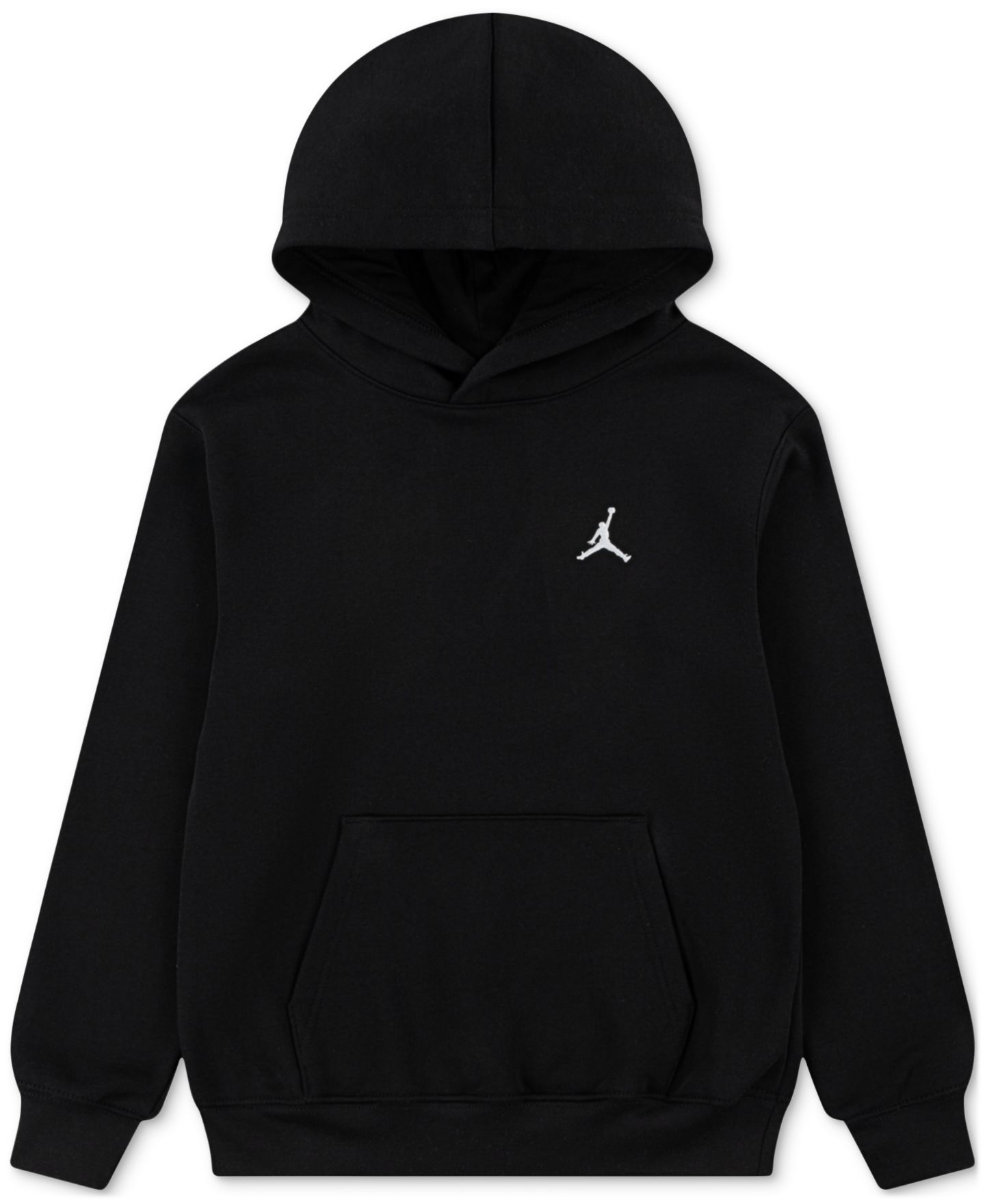 Худи Jordan Brooklyn Pull-On Long-Sleeve для мальчиков, цвет: Чёрный — фото 5