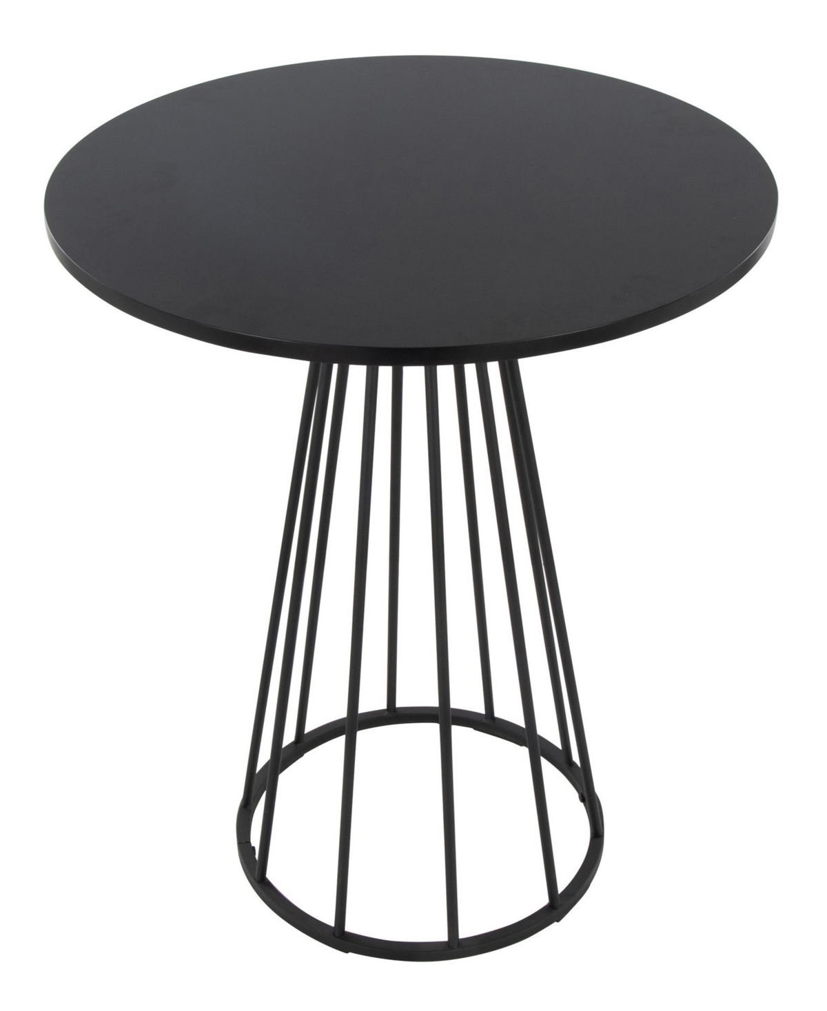 Lumisource 36" Wood Canary Cosmo Contemporary Counter Table In Black