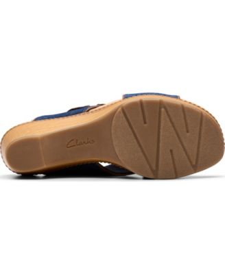 Seannah Nora Wedge Block Heel Sandals