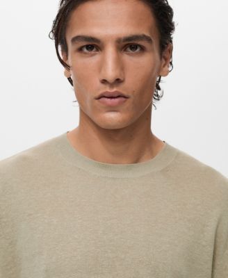 Men's Linen Flowy Sweater