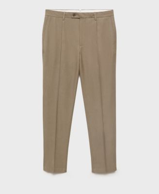 Men's Cotton Tapered Crop Pants