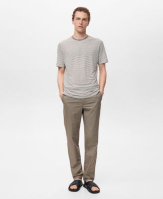 Men's Slim-Fit Cotton Pants