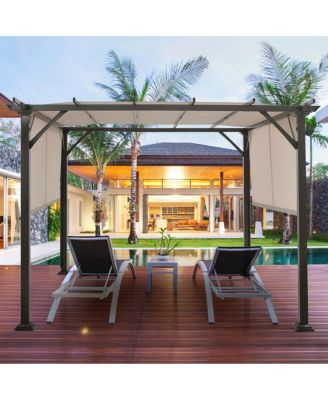 10' x 10' Metal Frame Patio Furniture Shelter