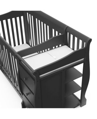 Portofino 5-in-1 Convertible Crib and Changer - Gray