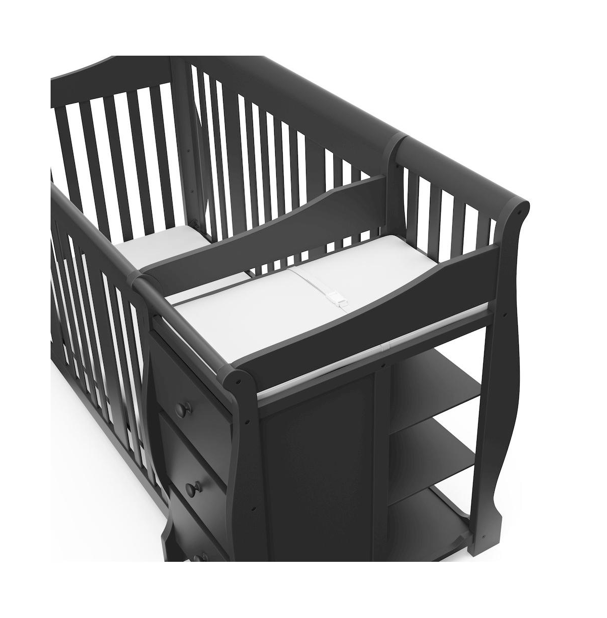 Storkcraft Portofino 5-in-1 Convertible Crib and Changer