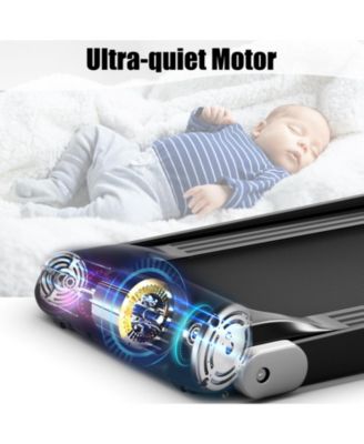 Folding Electric Compact Walking Treadmill with APP Control and Built-in Speaker Home Exercise Machine