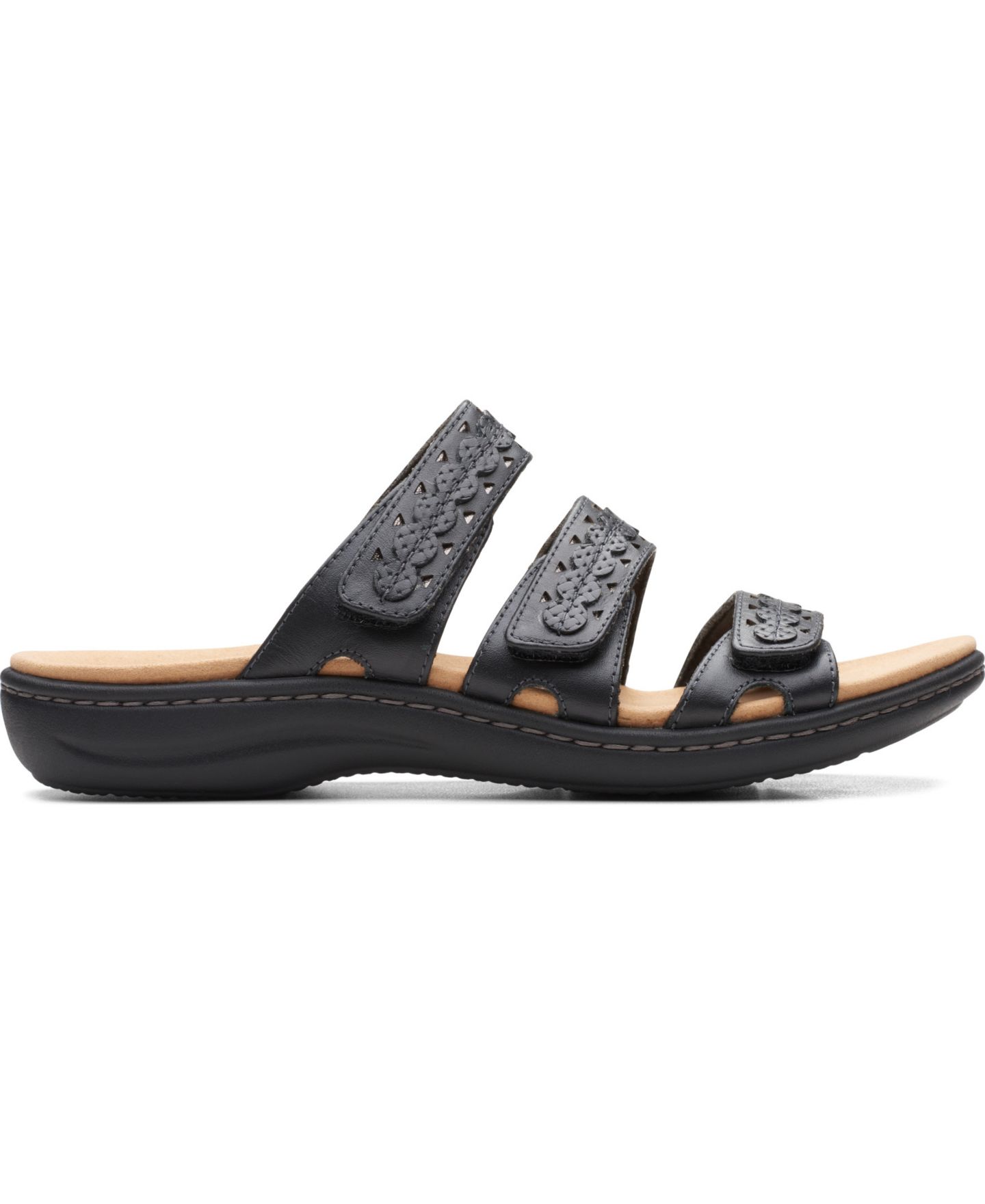 Женские сандалии Clarks Collection Laurieann Cove, цвет: Чёрный кожаный — фото 2