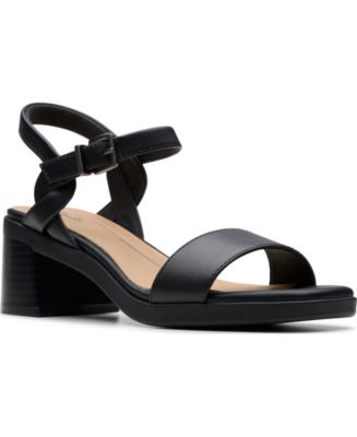 Clarks Collection Jaylan Ray Buckles Leather Sandals - Macy's