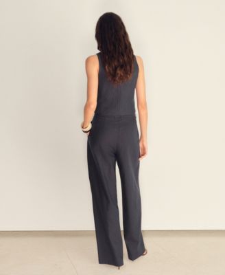 Women's Linen-Blend Suit Vest
