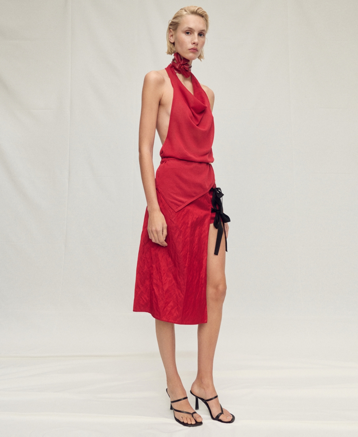 Mango Top Red In Red