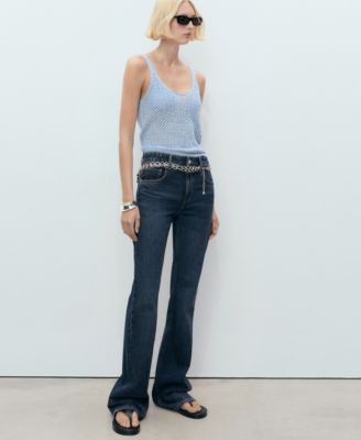 Women's Rhinestone Detail Knitted Top