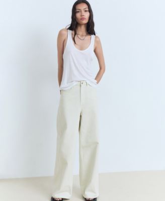 Women's Wide Leg Mid-Rise Jeans