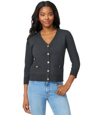 Melissa Paige - Women's V-Neck 3/4-Sleeve Cardigan