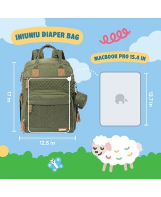 Diaper Bag Backpack, Unisex Baby Bags for Boys Girls, Waterproof Travel