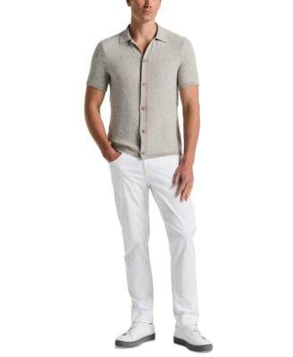 Men's Two-Tone Button-Down Shirt