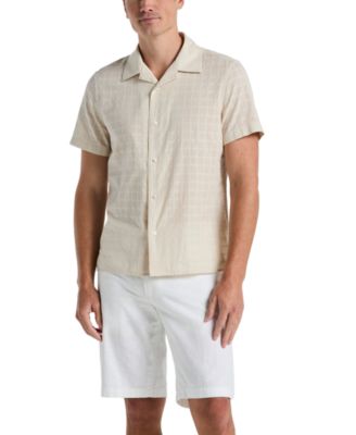 Men's Dobby Plaid Shirt