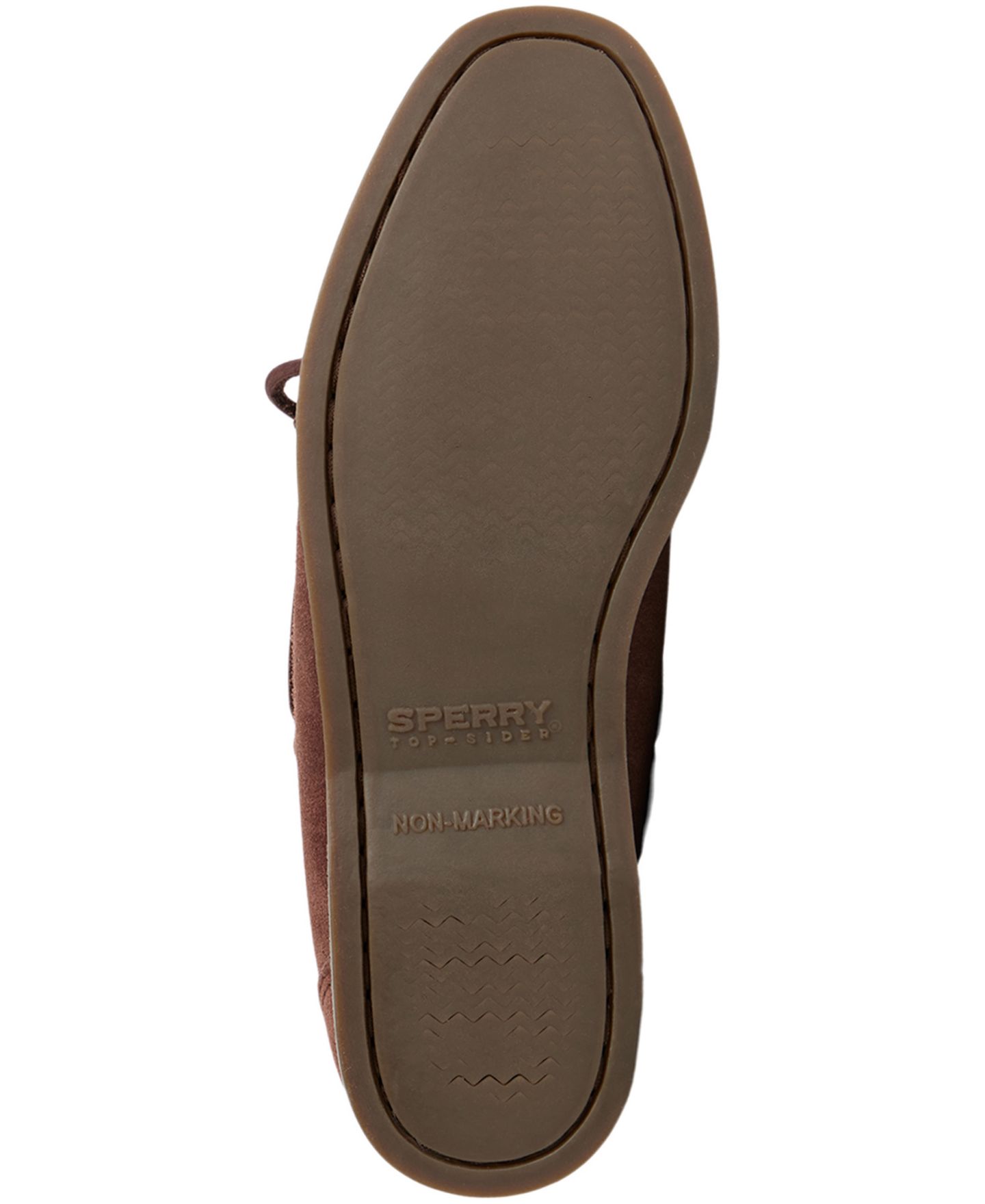 Женские туфли Sperry Authentic Original 1-Eye Lace-Up Boat, цвет: Замшевый тёмный — фото 5